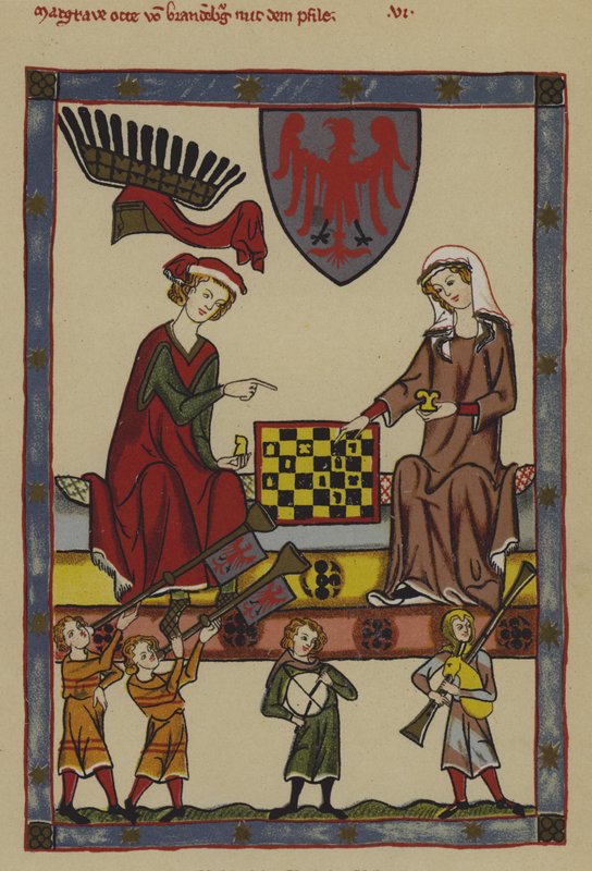 Otto IV, Margrave of Brandenburg and his wife, Hedwig of Holstein by German School