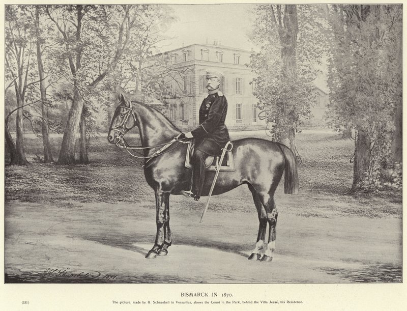 Otto von Bismarck in 1870 by German School