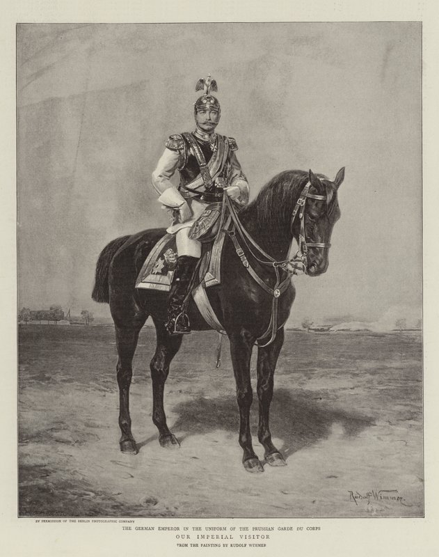 Our Imperial Visitor by German School