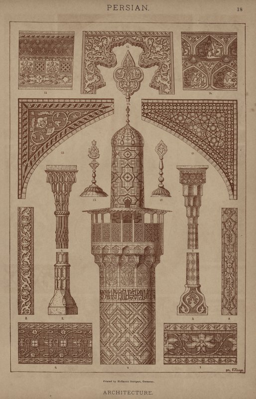 Persian, Architecture by German School