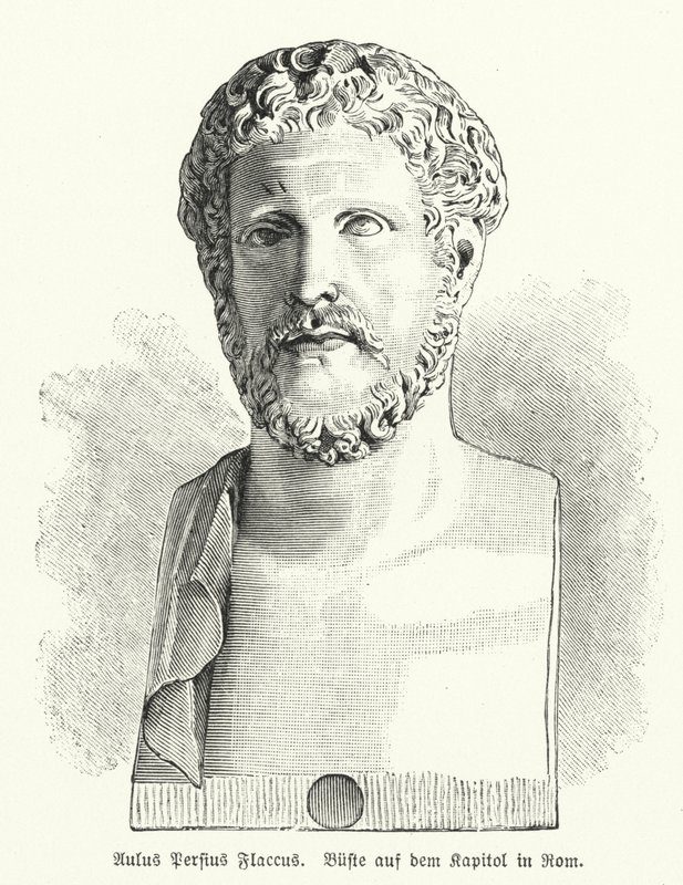 Persius, Roman poet by German School