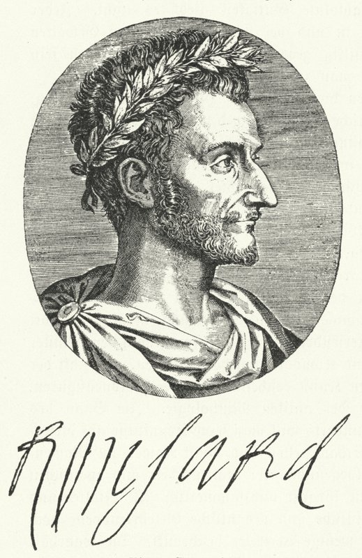 Pierre de Ronsard, French poet by German School