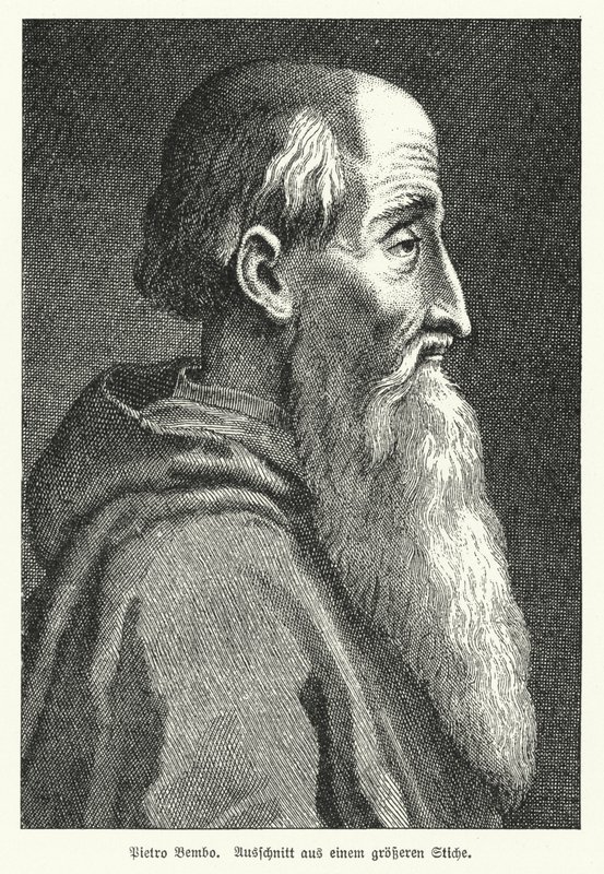 Pietro Bembo, Italian scholar, poet, cardinal and member of the Knights Hospitaller by German School