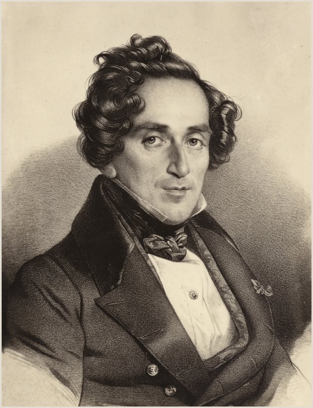 Portrait of Giacomo Meyerbeer by German School