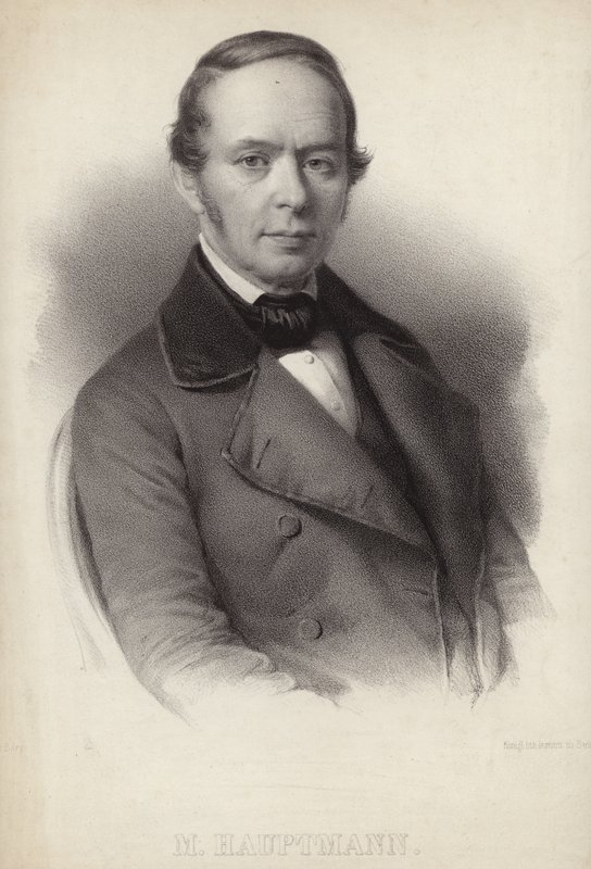 Portrait of Moritz Hauptmann by German School