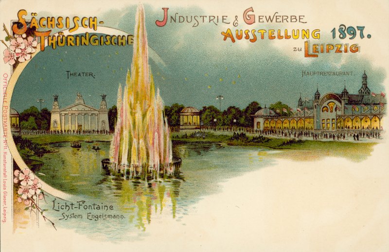 Saxony and Thuringian Trade and Industry exhibition in Leipzig, Germany by German School