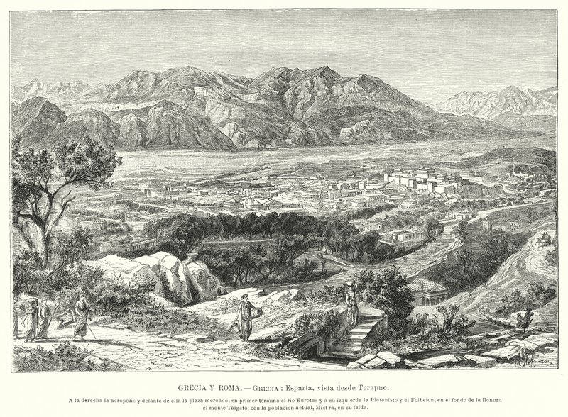 Sparta, Ancient Greece by German School