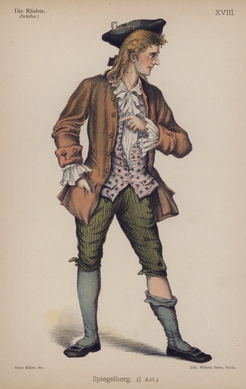Spiegelberg, from Die Rauber (The Robbers) by Friedrich Schiller by German School