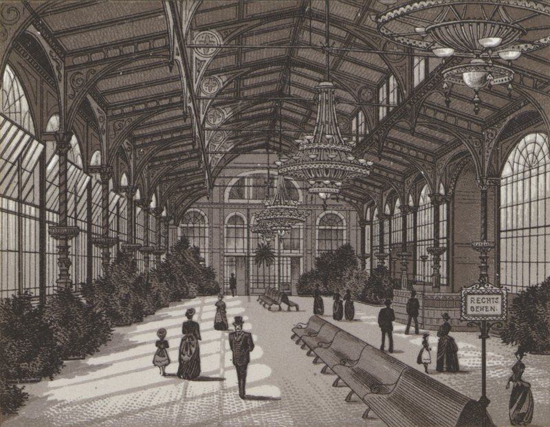 Sprudelcolonnade, Interior by German School