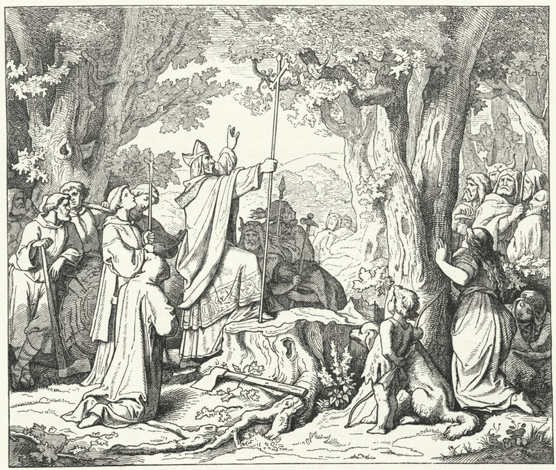 St Boniface felling Donar