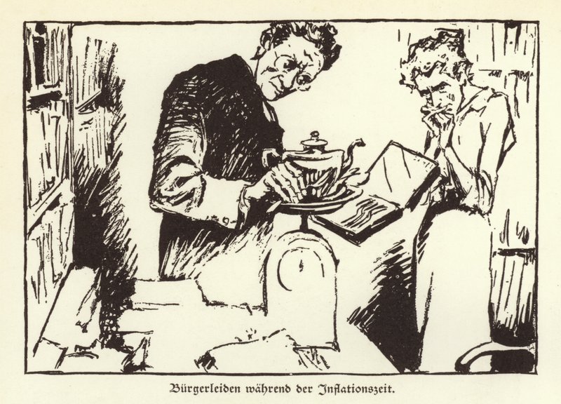 Sufferings of German Citizens During the Weimar Hyperinflation by German School