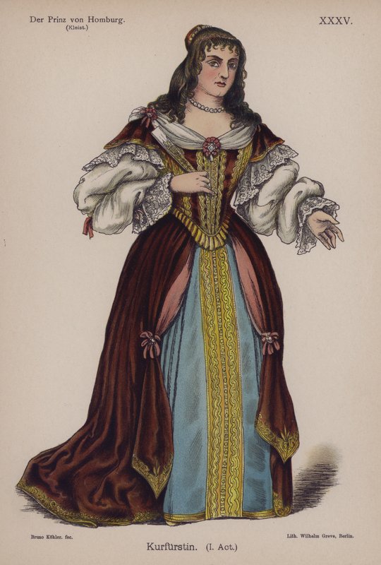 The Duchess of Brandenburg, from The Prince of Homburg by Heinrich von Kleist by German School