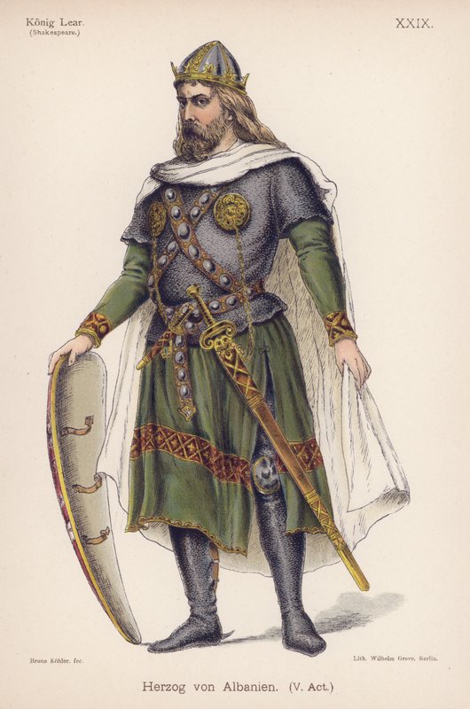 The Duke of Albany, from Shakespeare