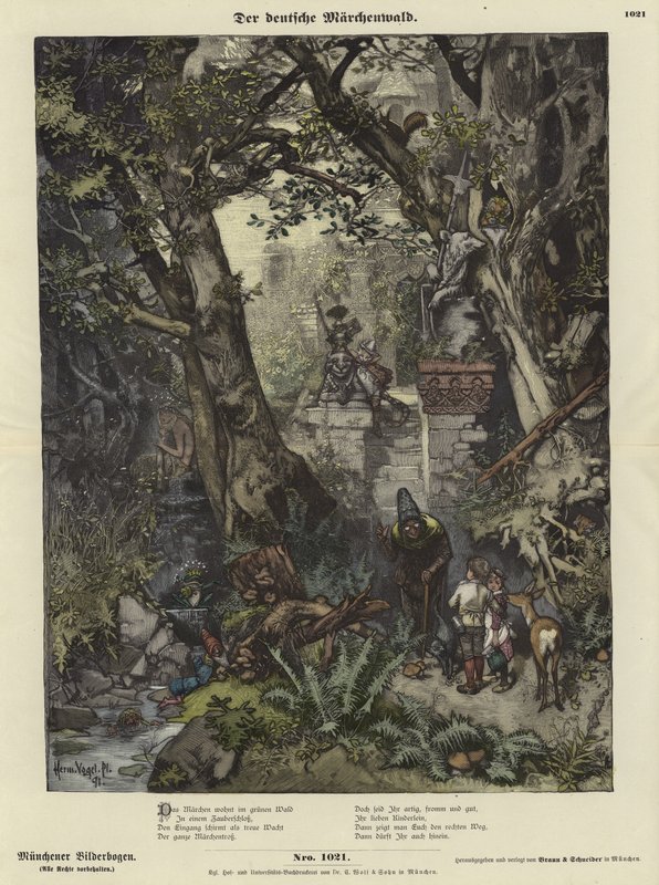 The German Fairy Tale Forest by German School