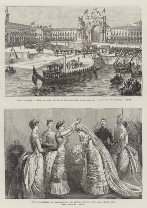 The Royal Wedding at Charlottenburg by German School