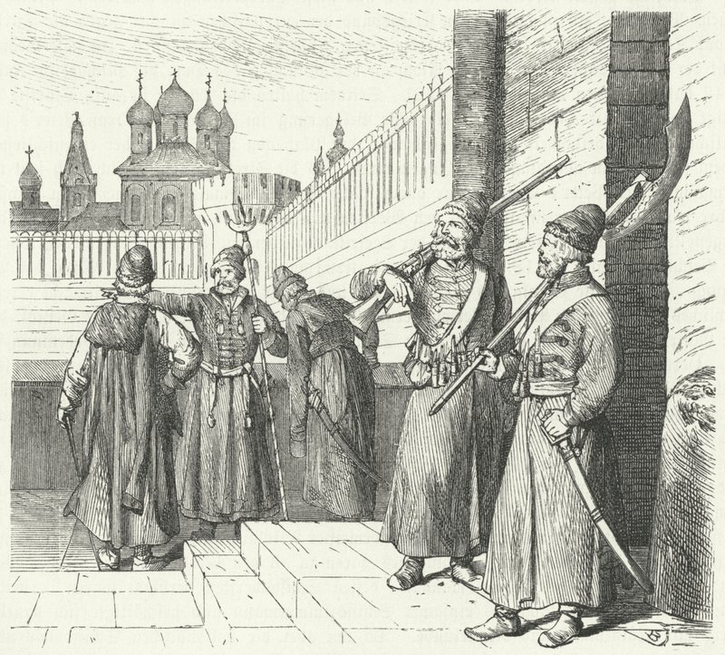 The Streltsy under the reign of Peter the Great of Russia by German School