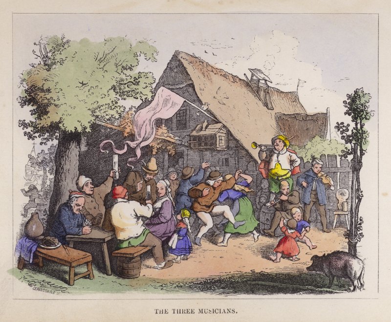 The Three Musicians by German School