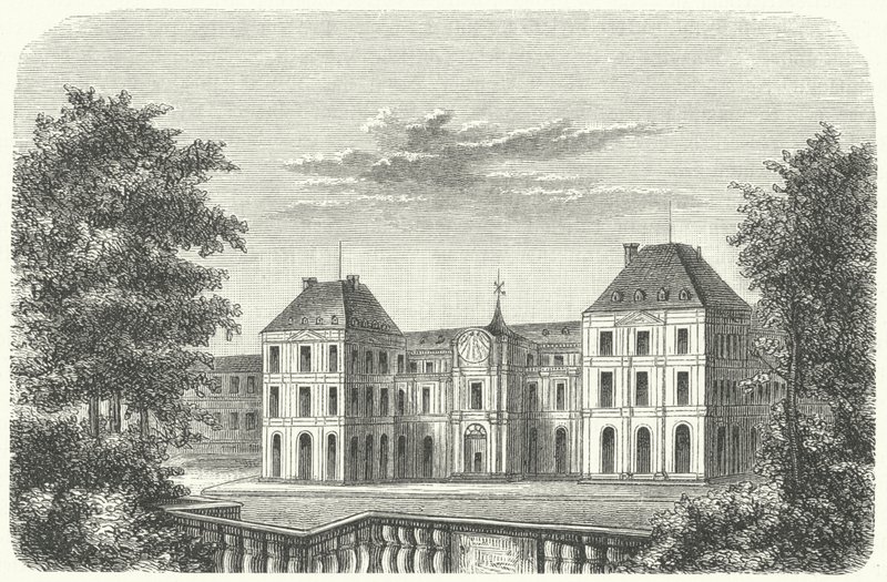The Tuileries Palace, Paris, in 1799 by German School
