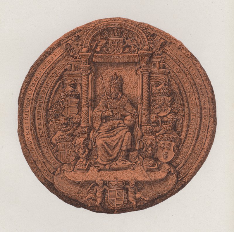 The Great Seal of the Holy Roman Emperor Maximilian II by German School