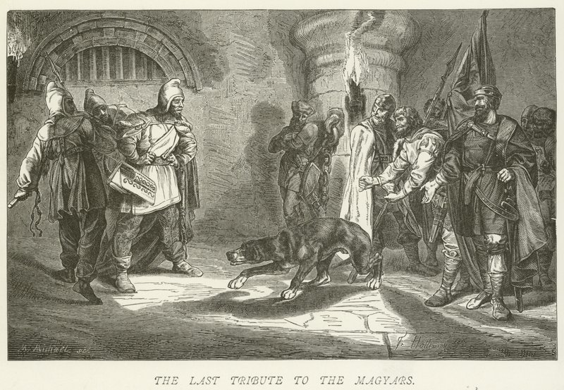 The Last Tribute to the Magyars by German School