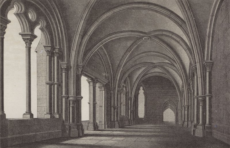 The lobby at Maulbronn Monastery, Baden-Wurttemberg, Germany by German School