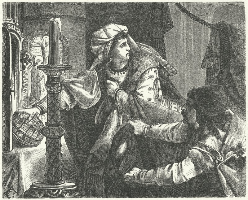The theft of the Holy Crown of Hungary by German School