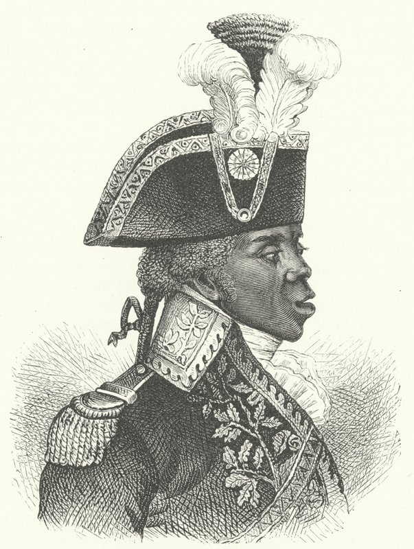 Toussaint Louverture, leader of the Haitian Revolution by German School