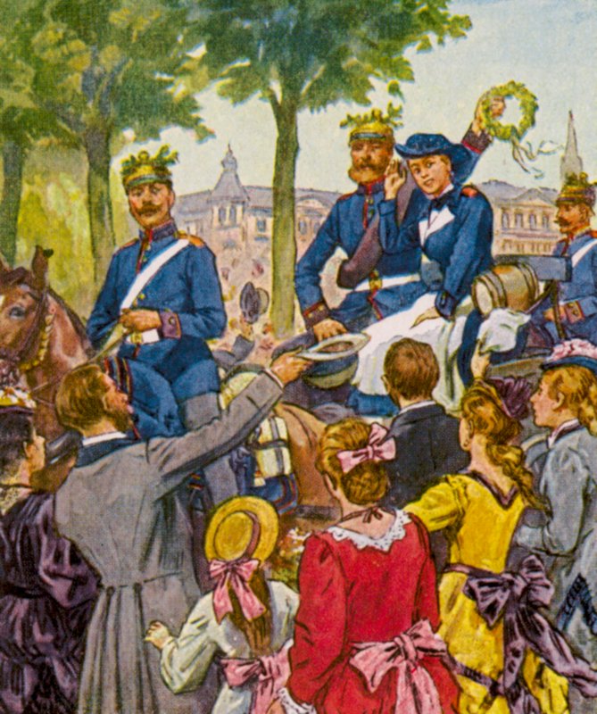 Troop Return by German School