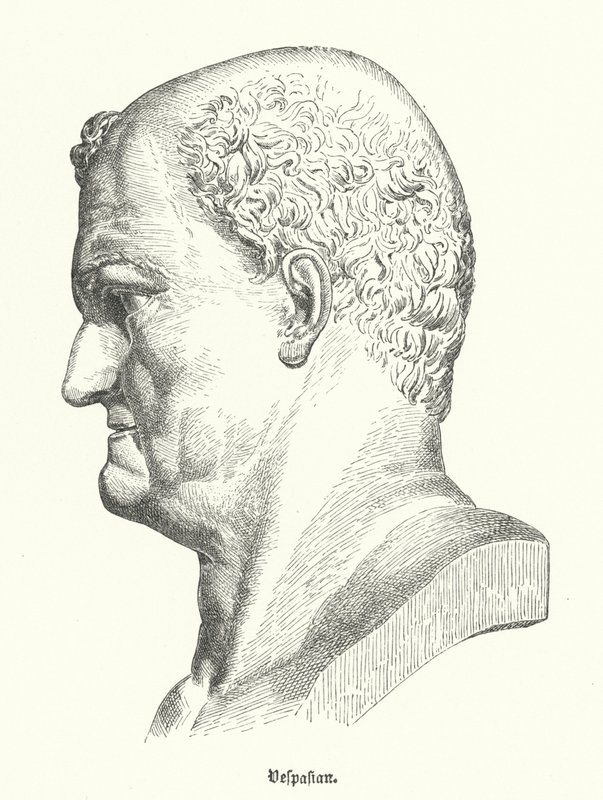 Vespasian, Roman Emperor by German School