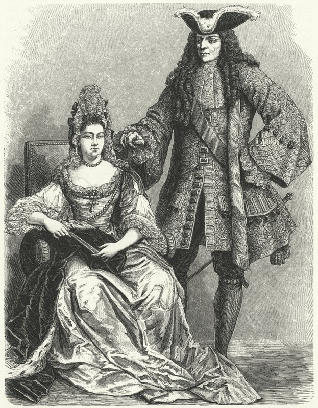 William III and Mary II, King and Queen of England by German School