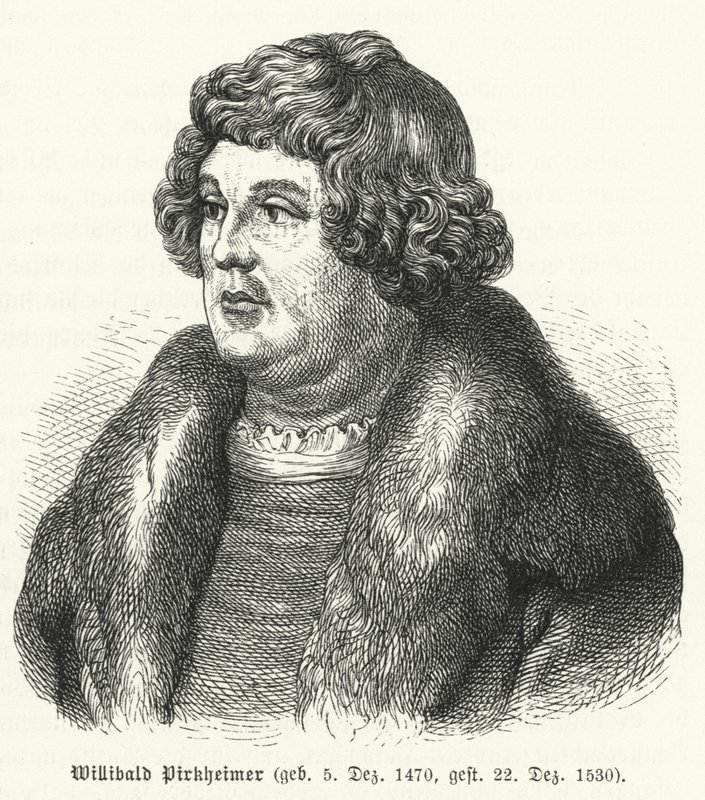 Willibald Pirckheimer, German Renaissance lawyer, author and humanist, and friend of Albrecht Durer by German School