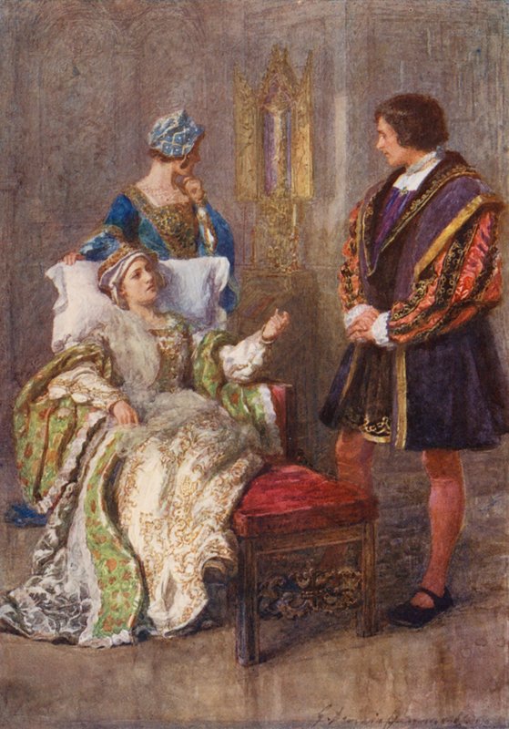 William Shakespeare’s play: Henry VIII by Gertrude E. Demain (after) Hammond