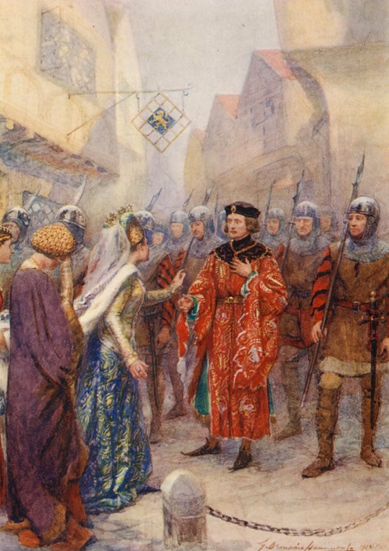 William Shakespeare’s Play: Richard II by Gertrude E. Demain (after) Hammond