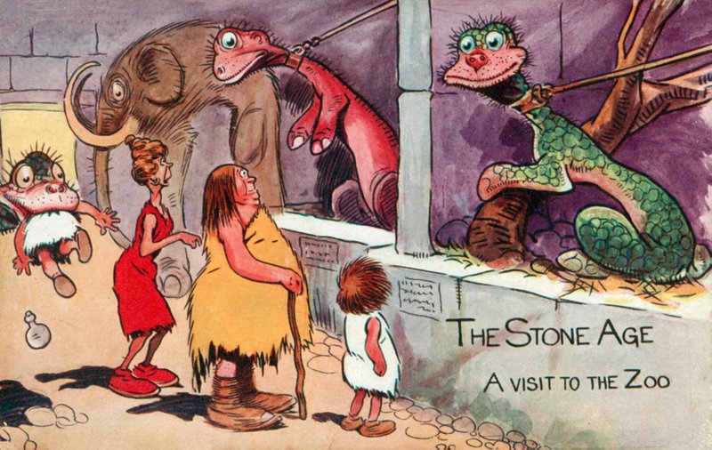 The Stone Age: a Visit to the Zoo by Gilbert Morris Payne