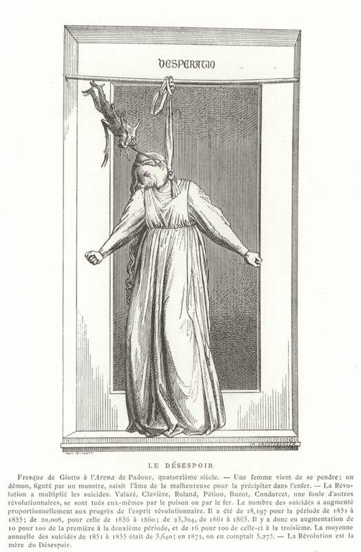 Desperation by Giotto di Bondone