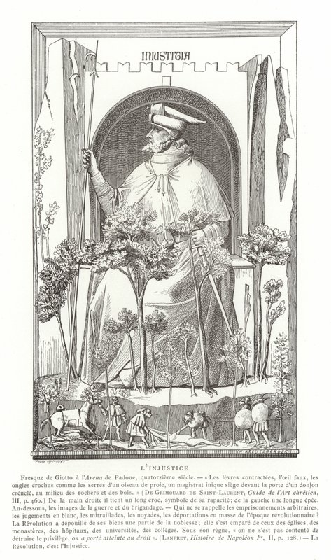Injustice by Giotto di Bondone