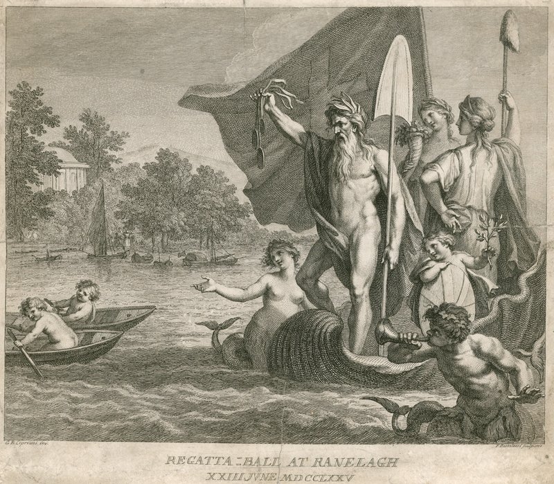 Regatta Ball at Ranelagh Gardens, Millbank, London, 23 June 1775 by Giovanni Battista Cipriani