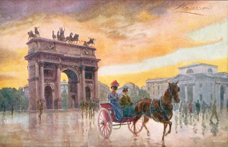 Milan: Arco della Pace by Giovanni Guerzoni