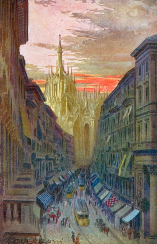 Milan: Corso Vittorio Emanuele II by Giovanni Guerzoni