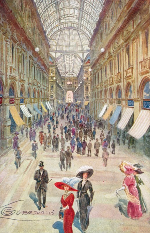 Milan: Galleria Vittorio Emanuele II by Giovanni Guerzoni