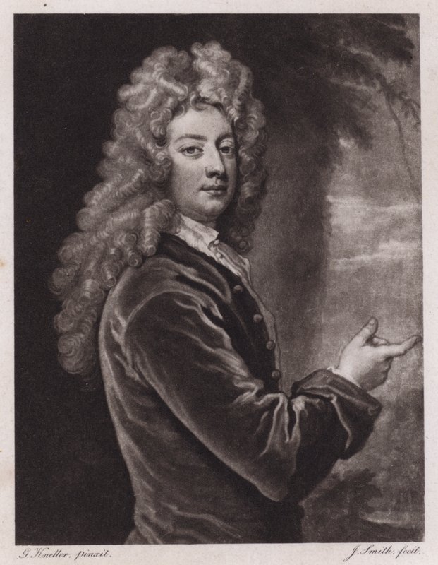 William Congreve, English dramatist by Godfrey (after) Kneller