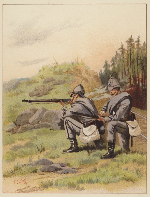 The 20th Middlesex (Artists) Volunteers by Godfrey Douglas Giles