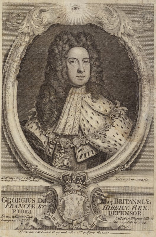 King George I of Great Britain and Ireland by Godfrey Kneller