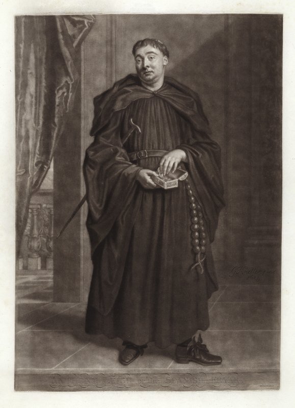 Portrait of Anthony Leigh as Father Dominic in The Spanish Friar by Godfrey Kneller