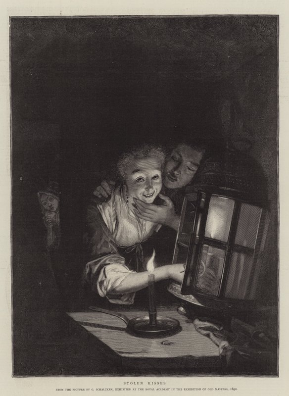 Stolen Kisses by Godfried Schalcken