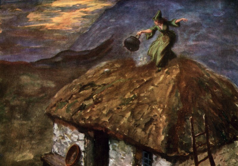 Illustration for The Tale of the Cauldron by Gordon Frederick after Browne