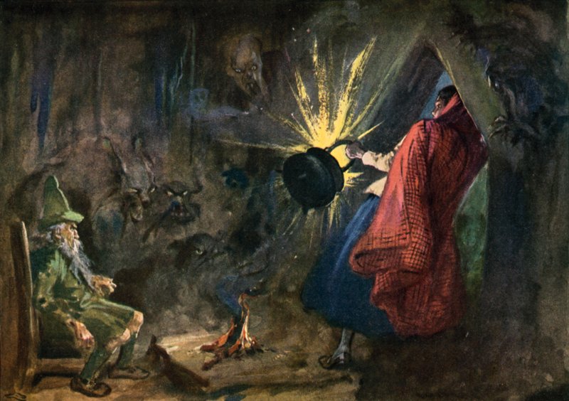 Illustration for The Tale of the Cauldron by Gordon Frederick after Browne