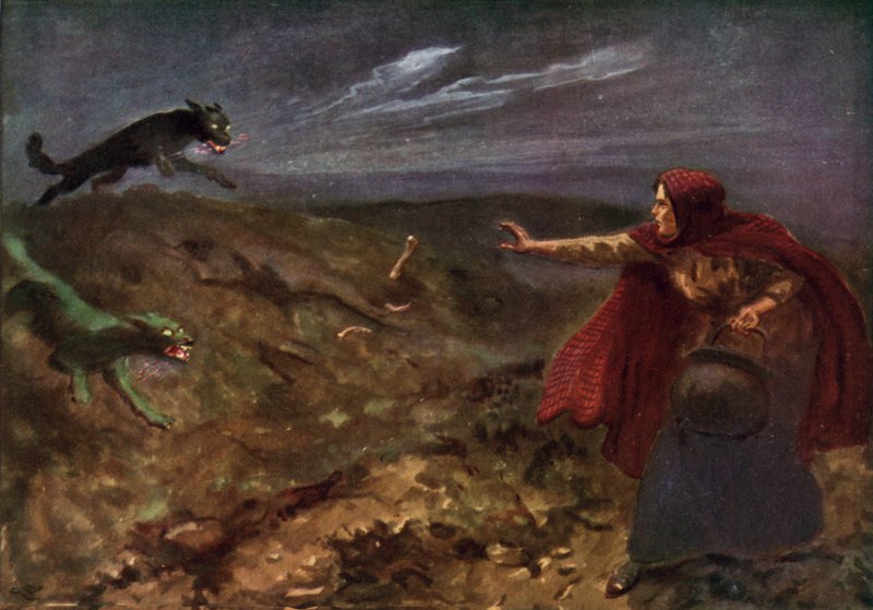 Illustration for The Tale of the Cauldron by Gordon Frederick after Browne