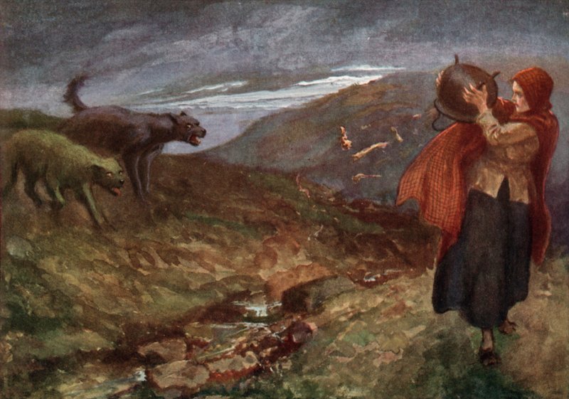 Illustration for The Tale of the Cauldron by Gordon Frederick after Browne