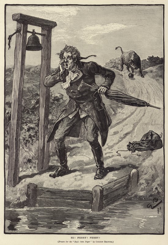Hi! Ferry! Ferry! by Gordon Frederick (after) Browne